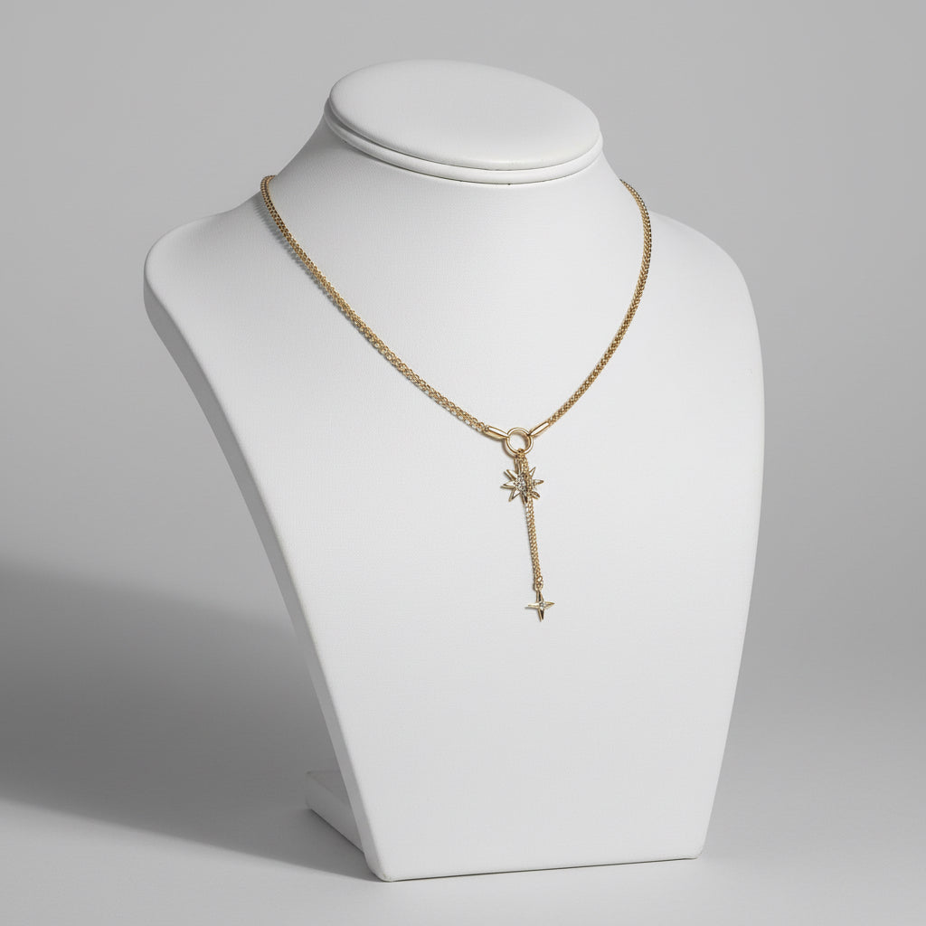 Altın Kaplama Yıldız Kolye