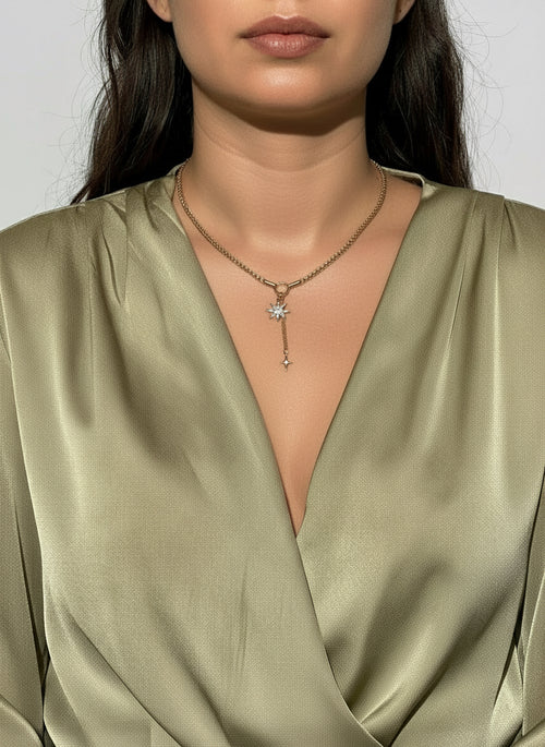 Altın Kaplama Yıldız Kolye