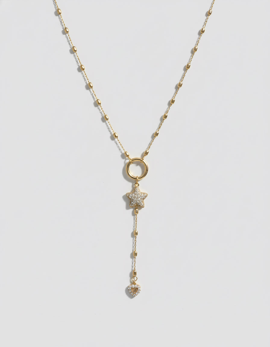 Özel Seri Yıldız Kalp Kolye