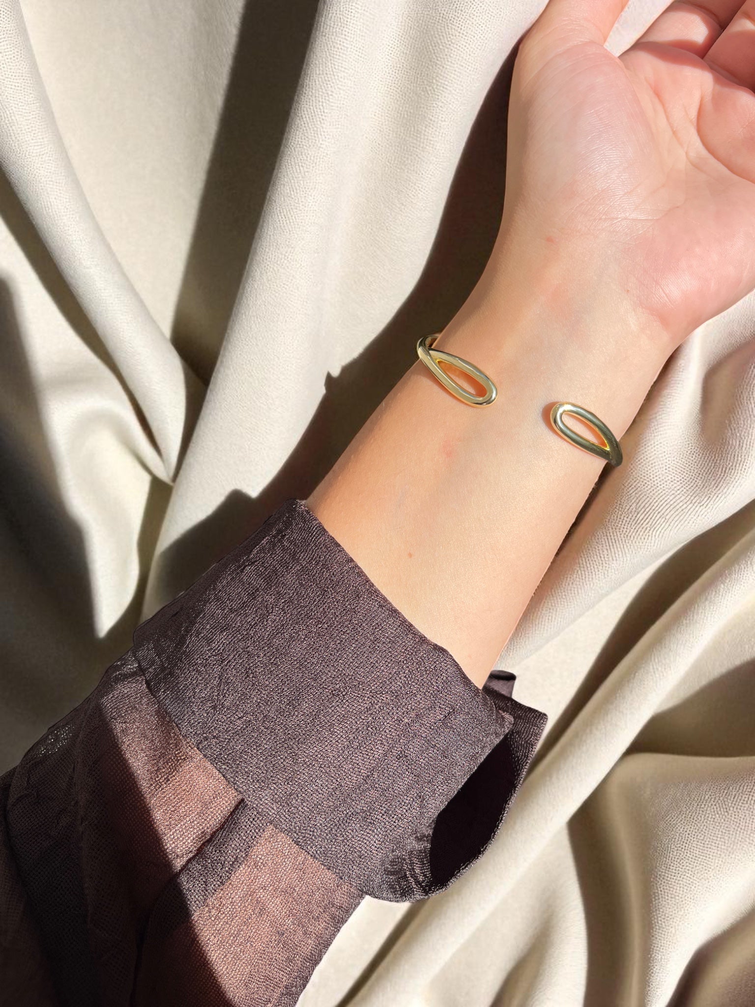 Özel Seri Ayarlanabilir Gold Kalp Bilezik