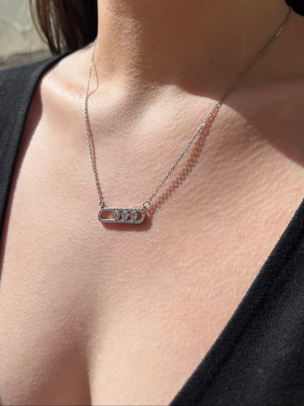 Gümüş Zarif Kolye