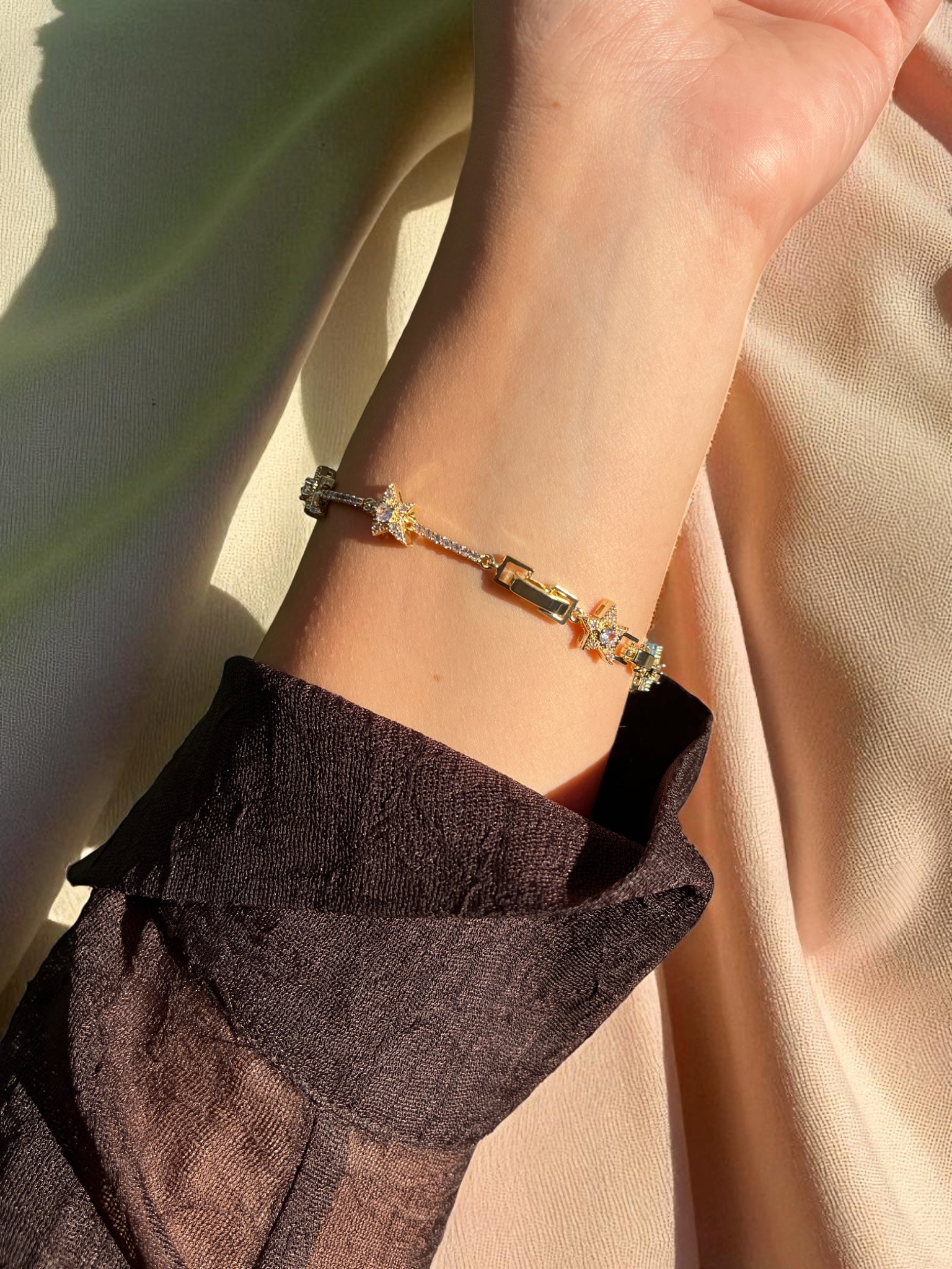 Gold Yıldız Bileklik