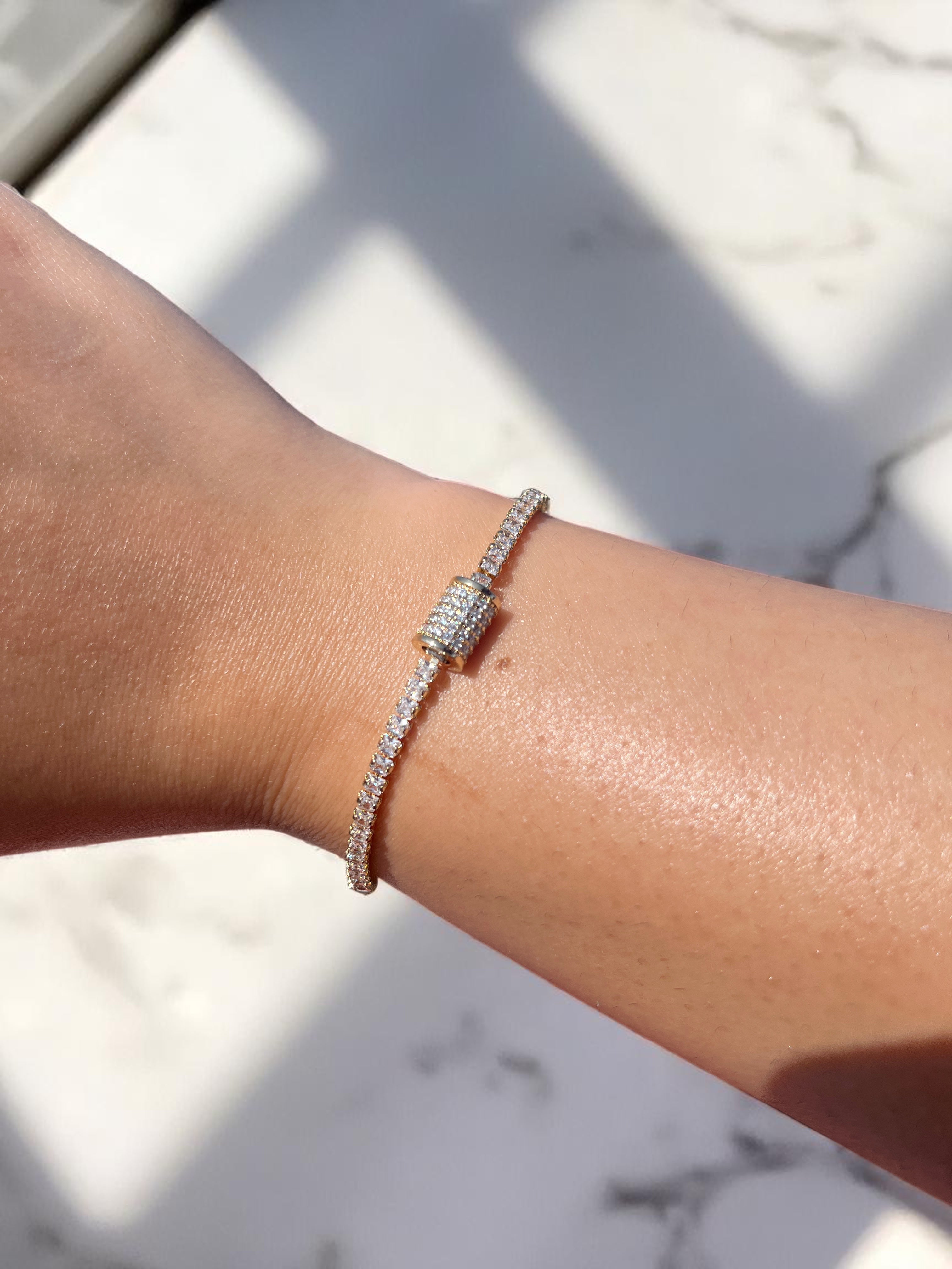 Ayarlanabilir Zirkon Zarif Bileklik