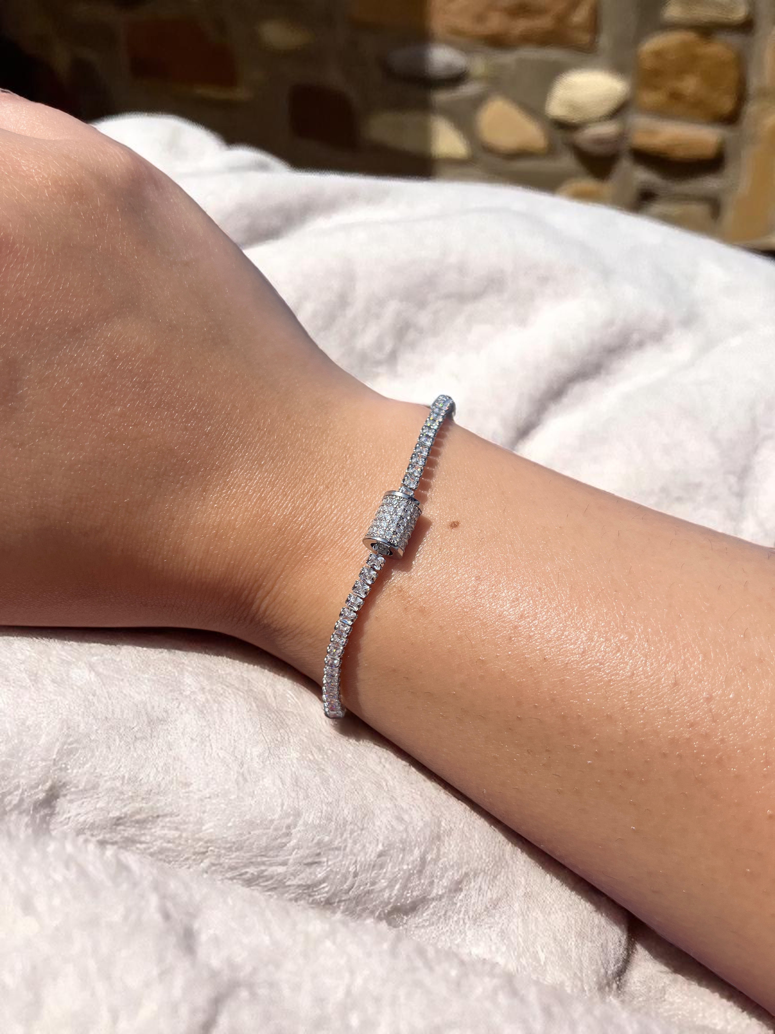 Ayarlanabilir Zirkon Zarif Bileklik