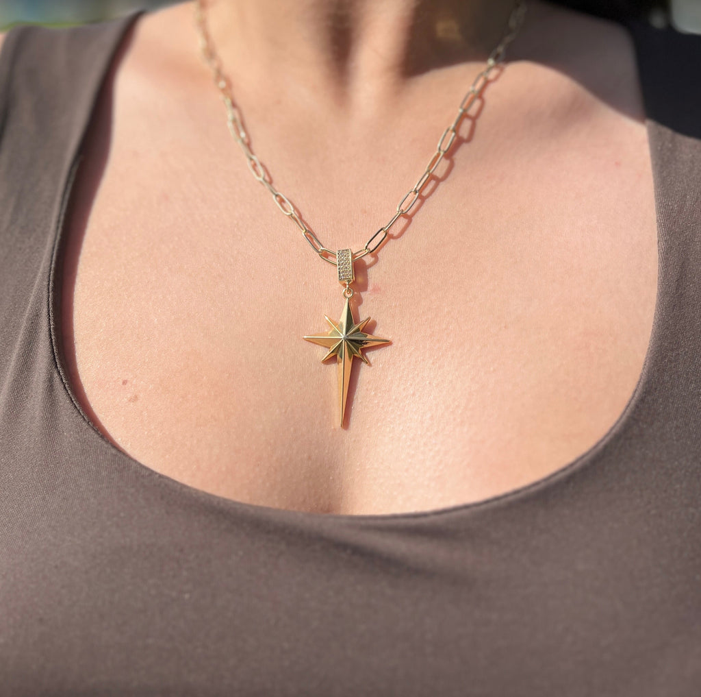 Ataç Zincir Kutup Yıldızı Kolye