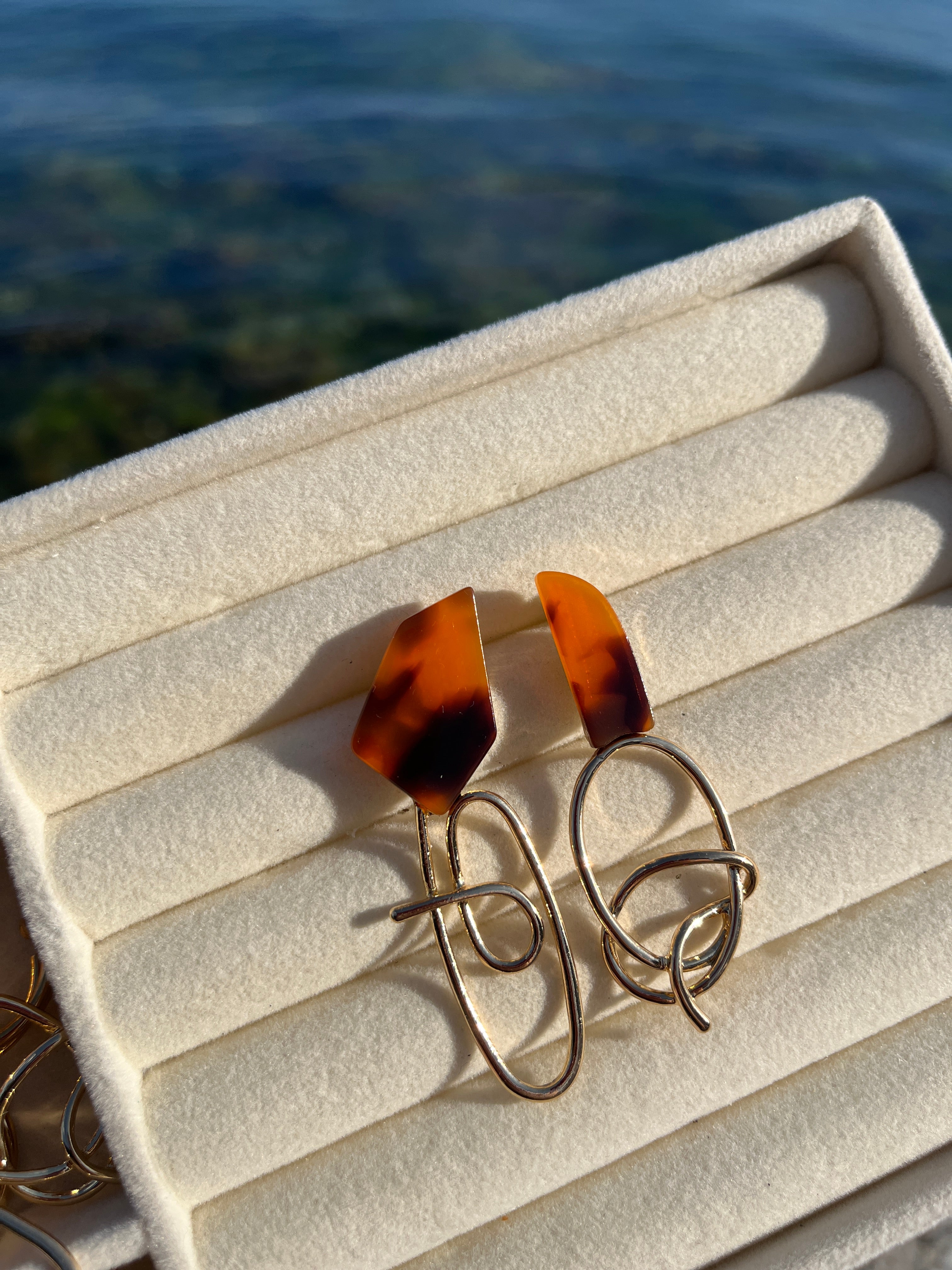 Özel Seri Geometrik Tasarım Küpe