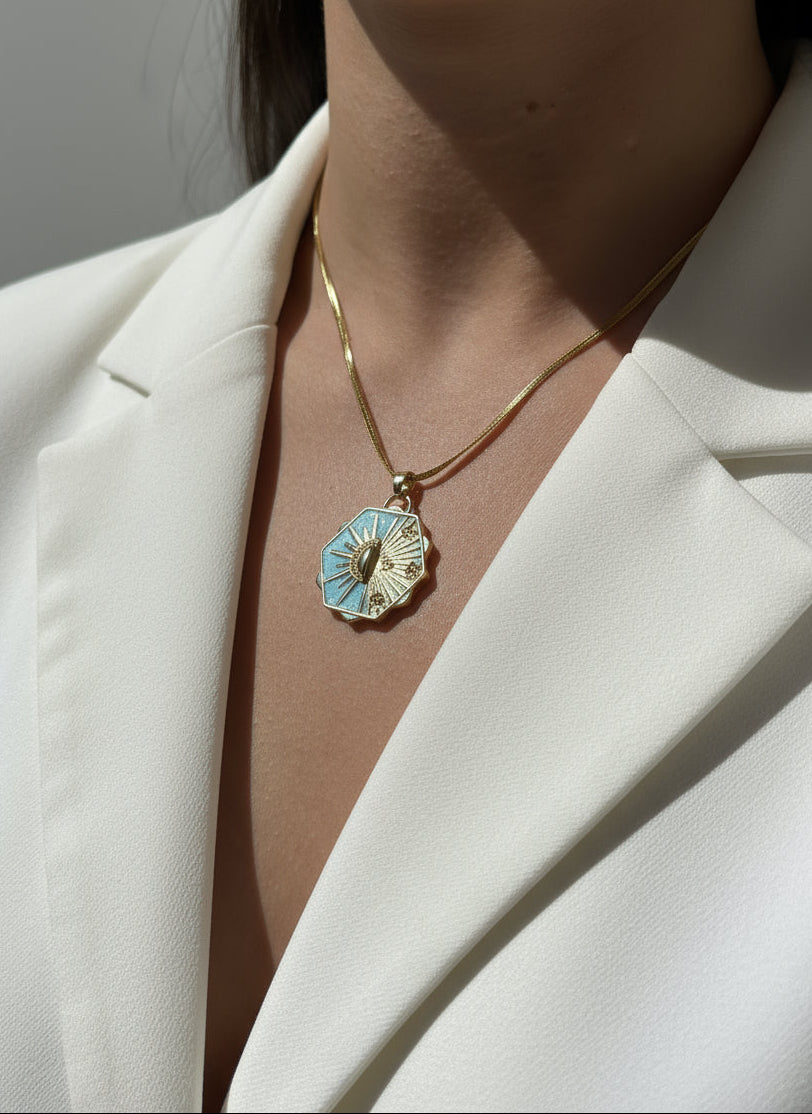 Güneş Yıldız Kolye