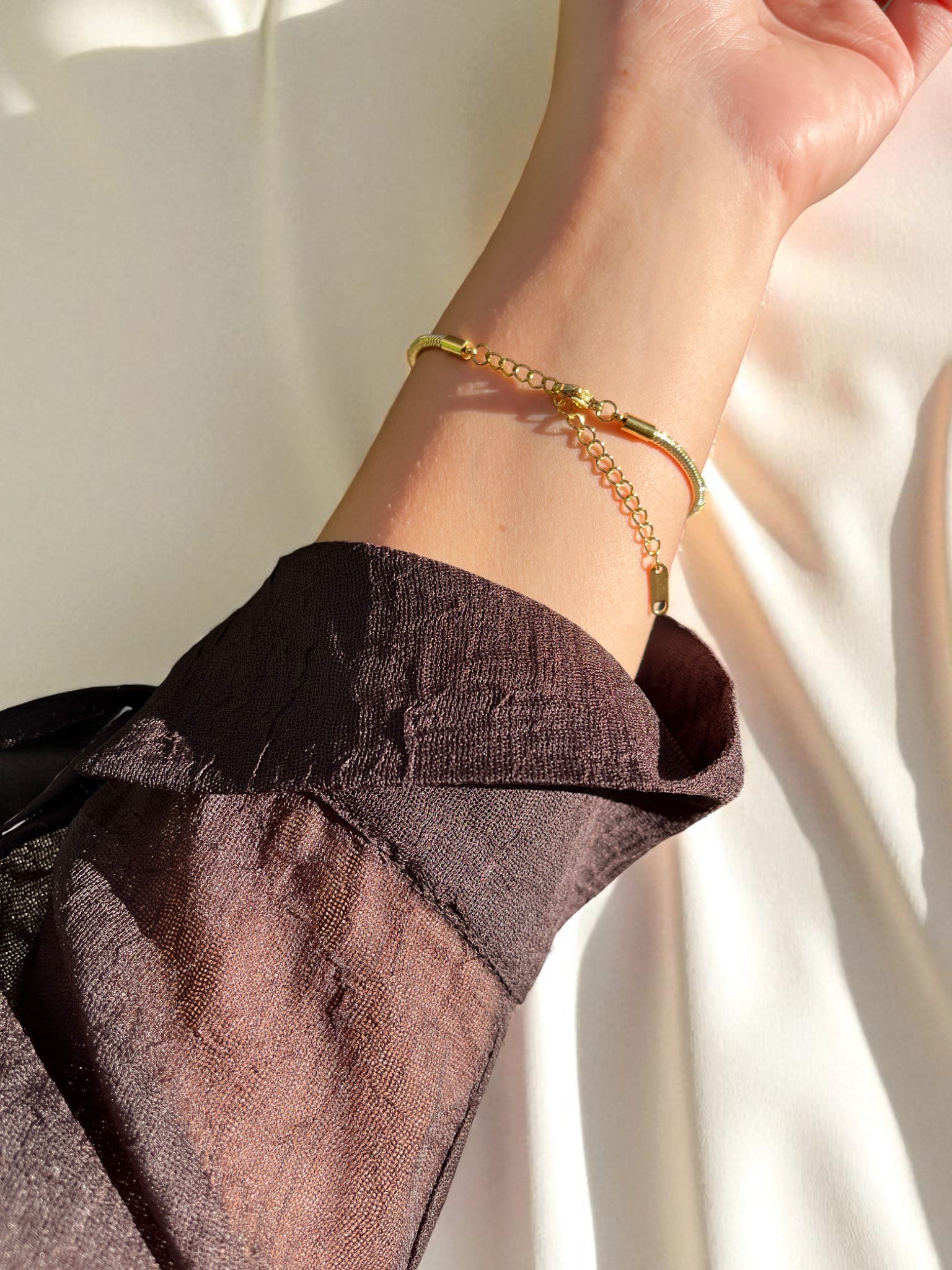 Göz ve Yıldız Charmlı Ayarlanabilir Bileklik