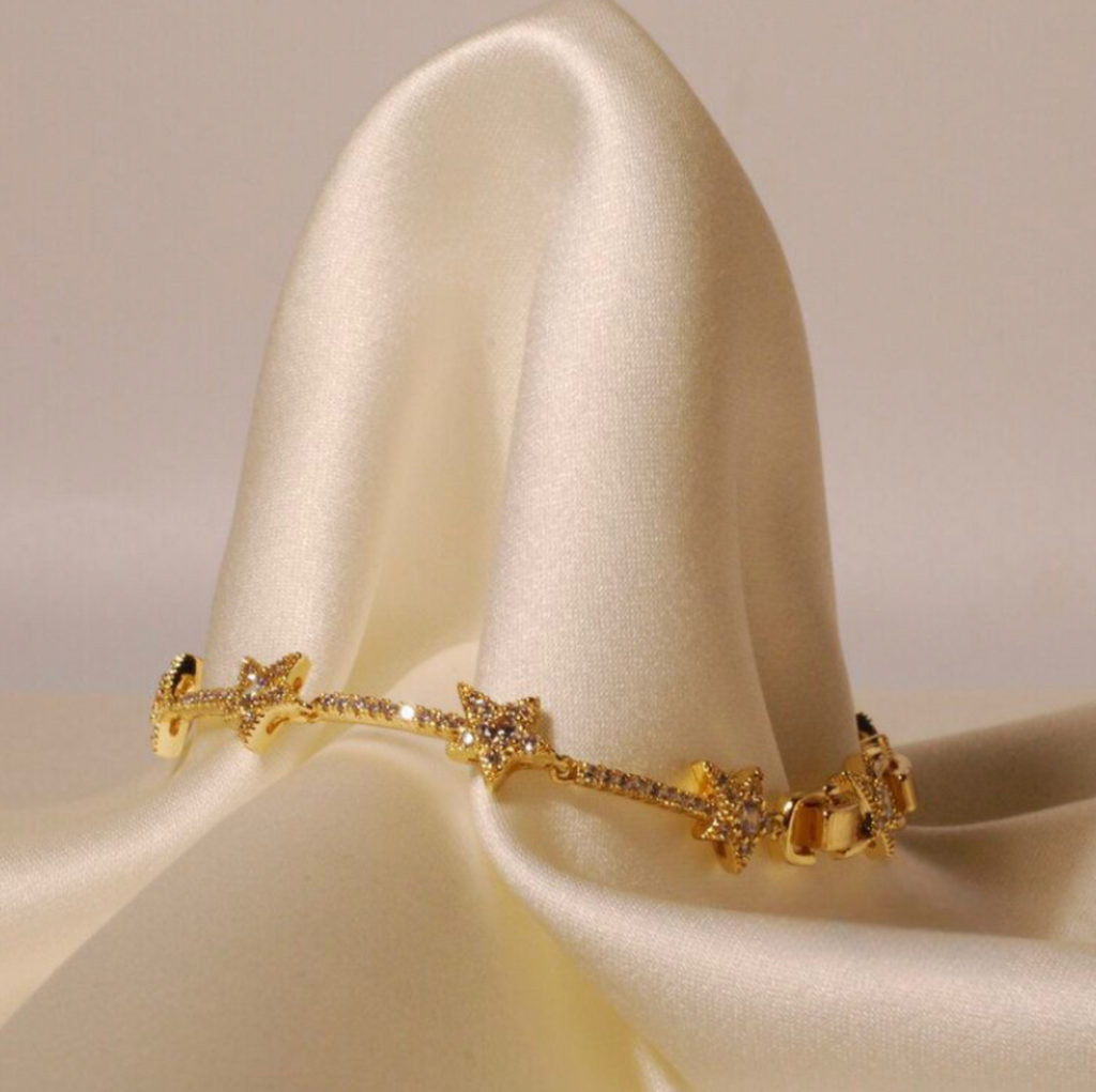 Gold Yıldız Bileklik
